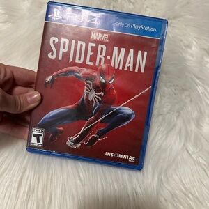 Spider-Man PS4 Game - Red and Blue Cover